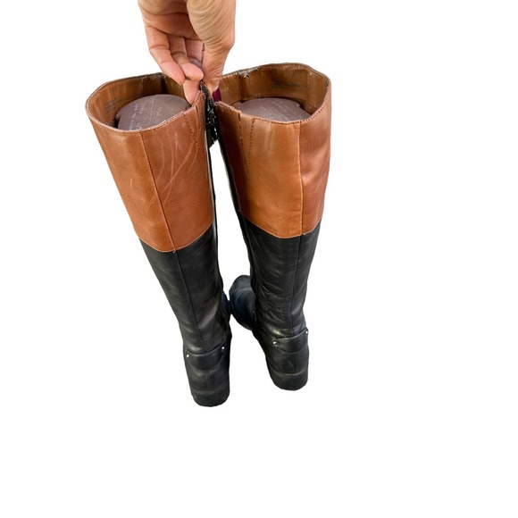 Etienne Aigner Women's Leather Tall Riding Boots Size 9 - Picture 6 of 7